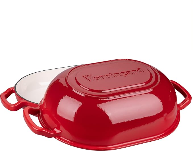VORRINGARD Enameled Cast Iron Sourdough Bread Oven, Dutch Oven, Loaf Cast Iron - Image 4