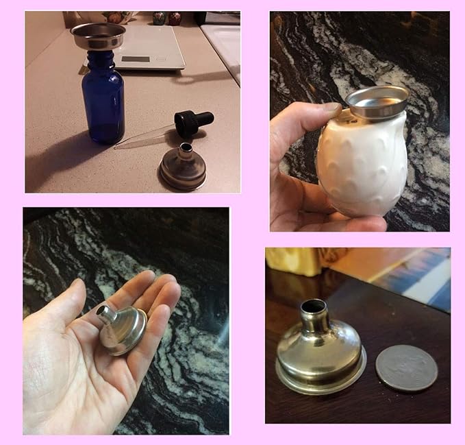 12 Pcs Stainless Steel Mini Funnels 1.25 Inch - Image 5