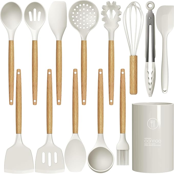 oannao Silicone Cooking Utensils Set by oannao