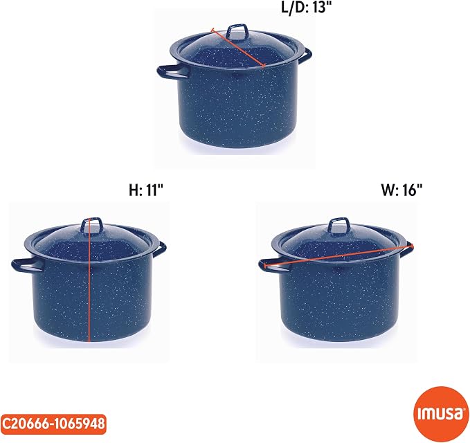 IMUSA USA Enamel Steamer Pot - Image 9