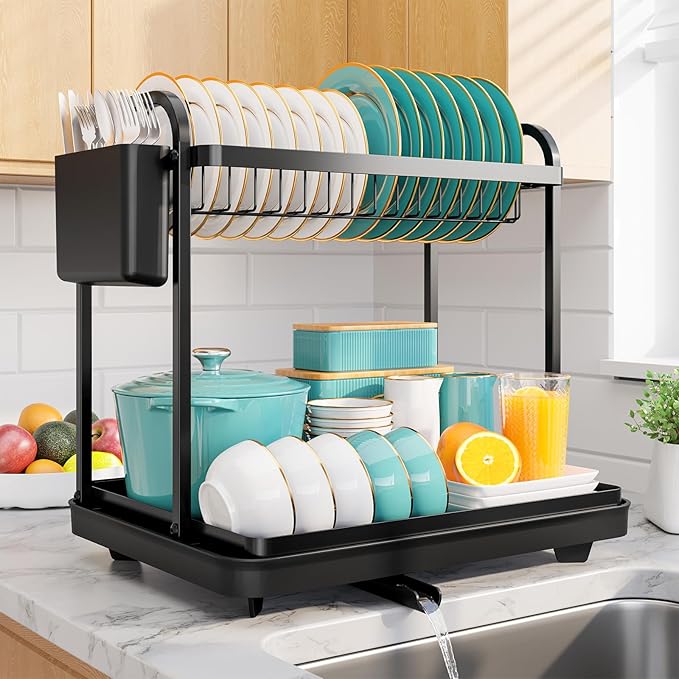 Sakugi 2-Tier Dish Drying Rack by Sakugi