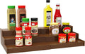 Lenwi Spice Rack Organizer for Cabinet, 3 Tier Expandable Bamboo Spice Storage by Lenwi