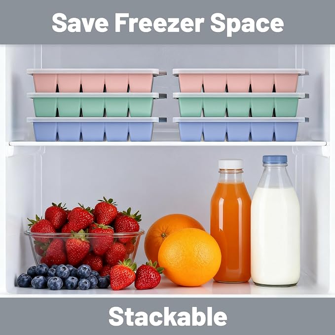 Silicone Ice Cube Tray 3 Pack - Image 6