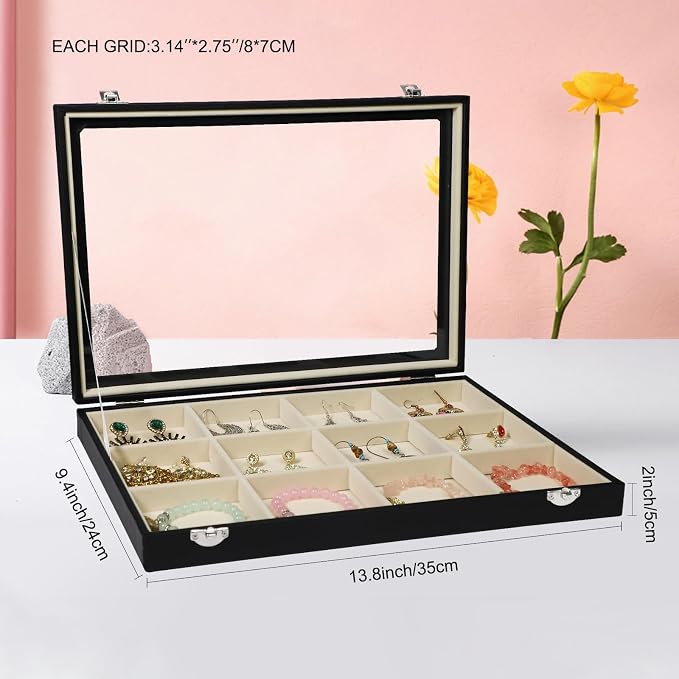 Stratalife Jewelry Organizer Bracelet Holder Organizer Box Earring Storage - Image 4
