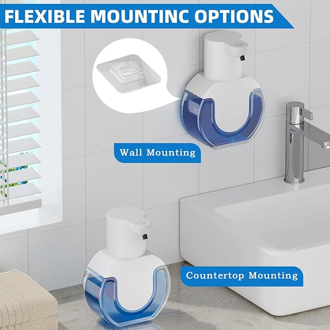 Automatic Soap Dispenser Touchless, Liquid Soap Dispenser USB Rechargeable - Image 4