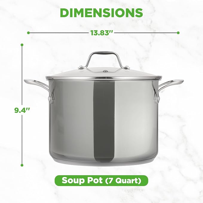 NutriChef 8-Quart Stainless Steel Stock Pot - Image 5
