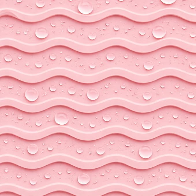 Silicone Drying Mat 16 × 12 – Pink Rose Non-Slip Sink Mat - Image 7