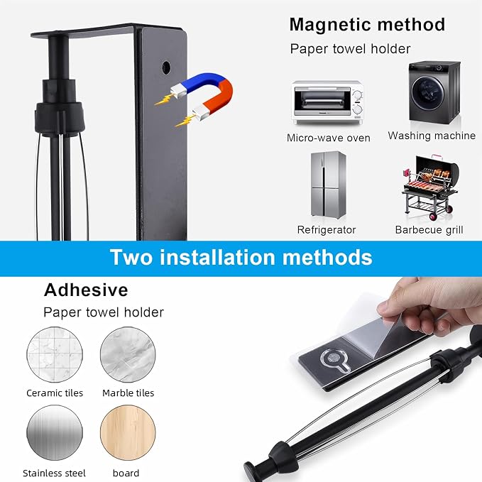 MONEER Magnetic Paper Towel Holder - Image 2
