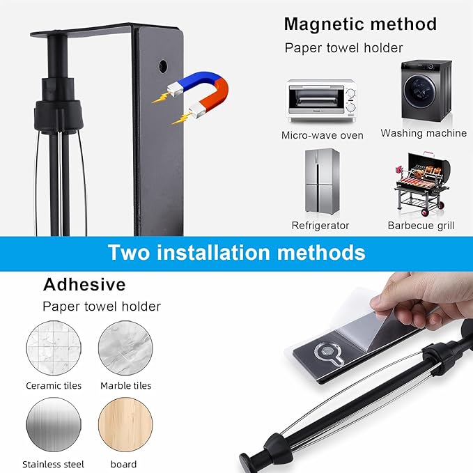 MONEER Magnetic Paper Towel Holder - Image 5