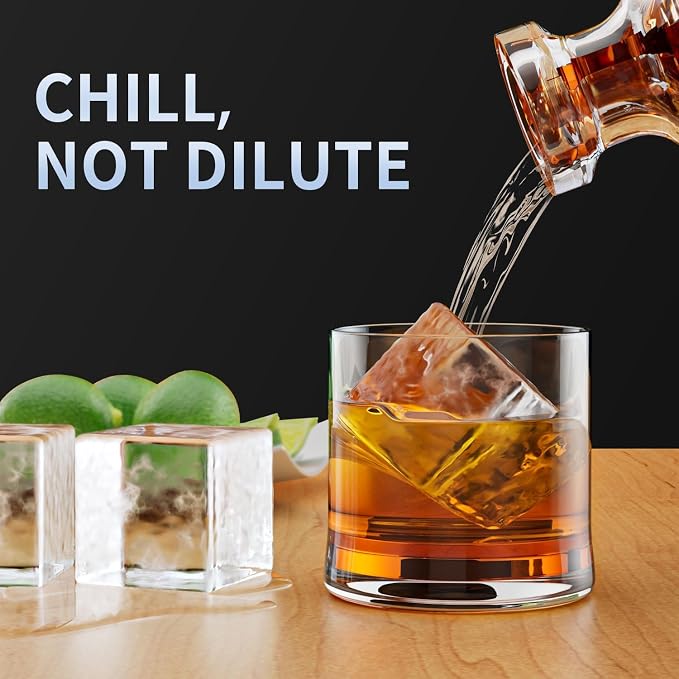 Large Ice Cube Tray for Whiskey: FDDBI Big Square Ice Cube Maker for Cocktail - Image 7