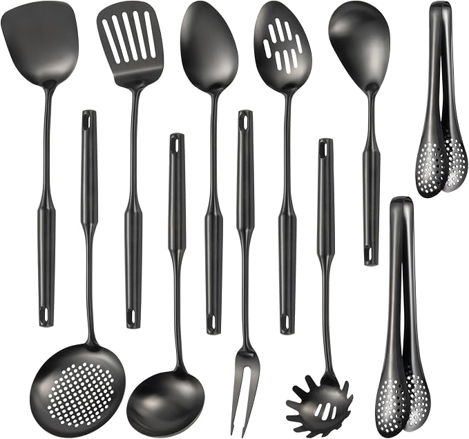 304 Stainlss Steel Matte Kitchen Utensils Set, Pasta Server by Lazycorner