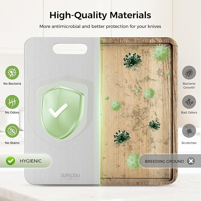 Titanium Cutting Board Set of 3, Titanium Cutting Boards - Image 4