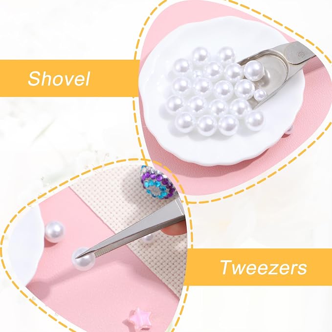 4 PCS Cake Decorating Tools Set, Stainless Steel Pearl Sprinkles Pen Pearl - Image 4
