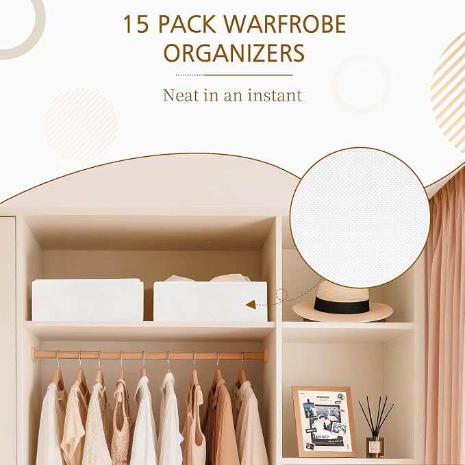 Criusia 15 Pack Drawer Organizer - Image 9