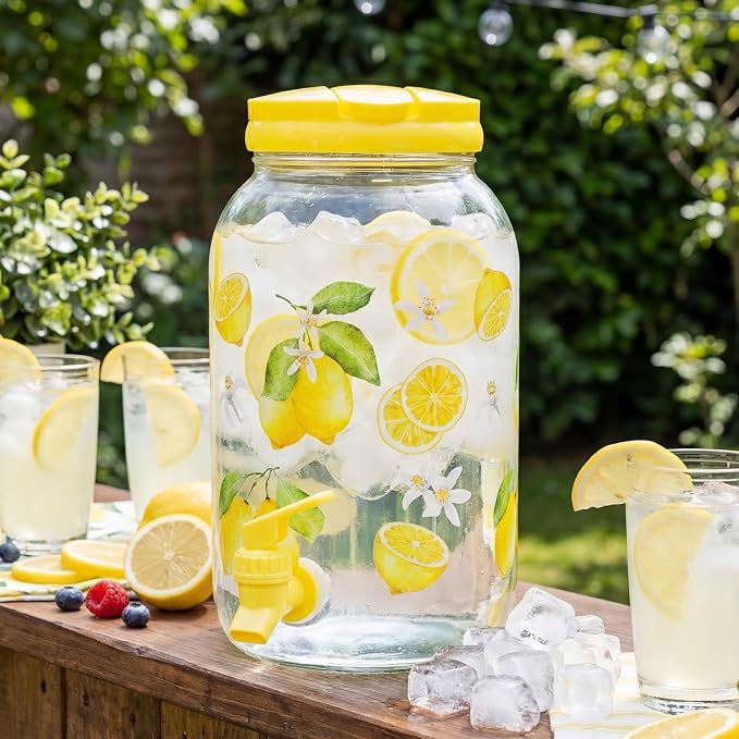 Havawish 2 Pcs 1 Gallon Plastic Beverage Dispenser - Image 2