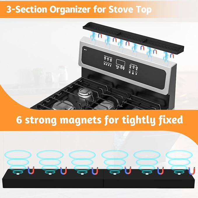 Foeacry Magnetic Stove Top Shelf 30 Inch - Image 3