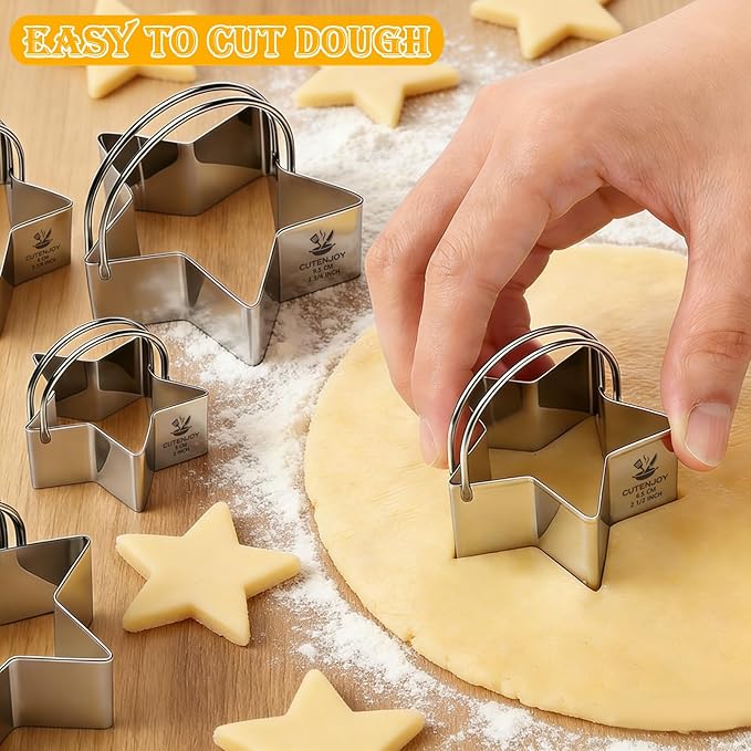 Star Cookie Cutters, Biscuit Cutter Set - Image 5