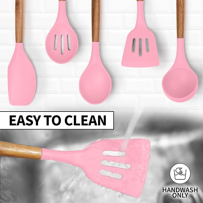 Zulay Kitchen Non-Stick Cooking Utensils Set - Image 7
