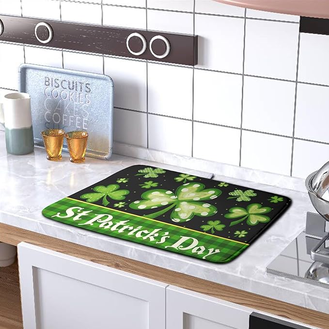 St Patrick's Day Dish Drying Mats - Image 5