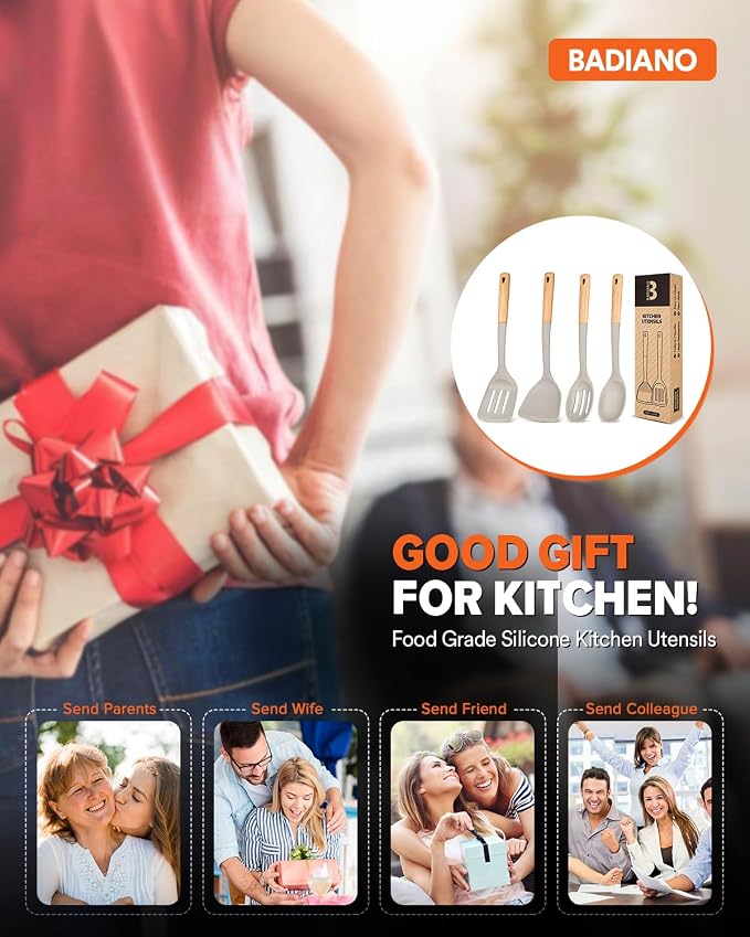 Silicone Cooking Utensils Set, Perfectly Angled - Image 7