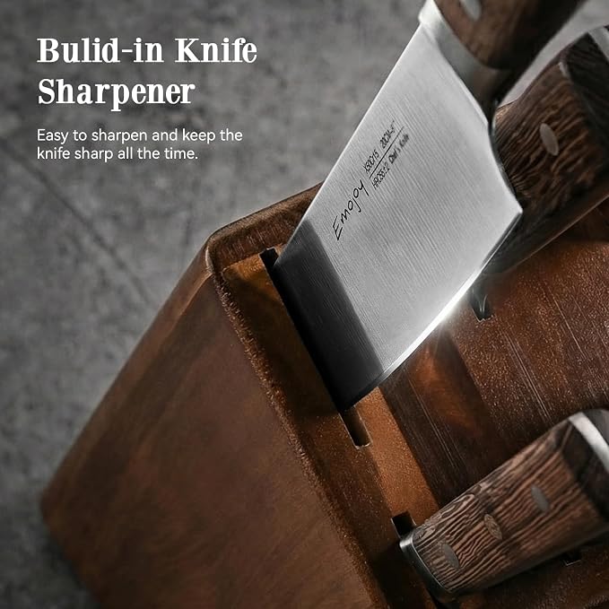 Knife Set, Emojoy 16-Piece Kitchen Knife Set - Image 5