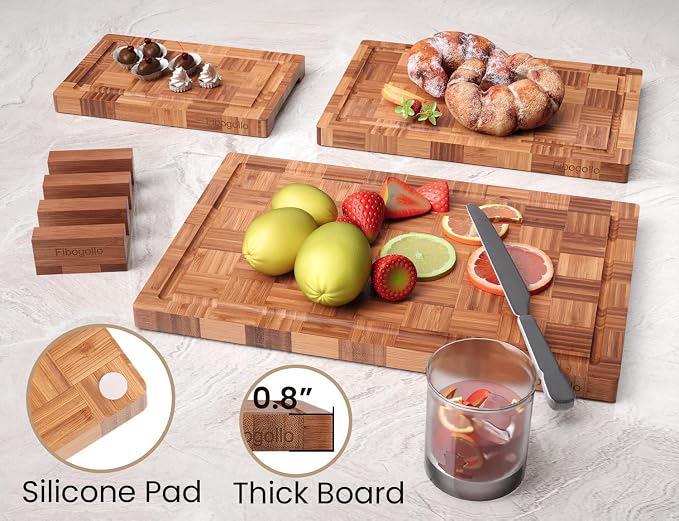 Fibogollo Bamboo Cutting Boards - Image 5