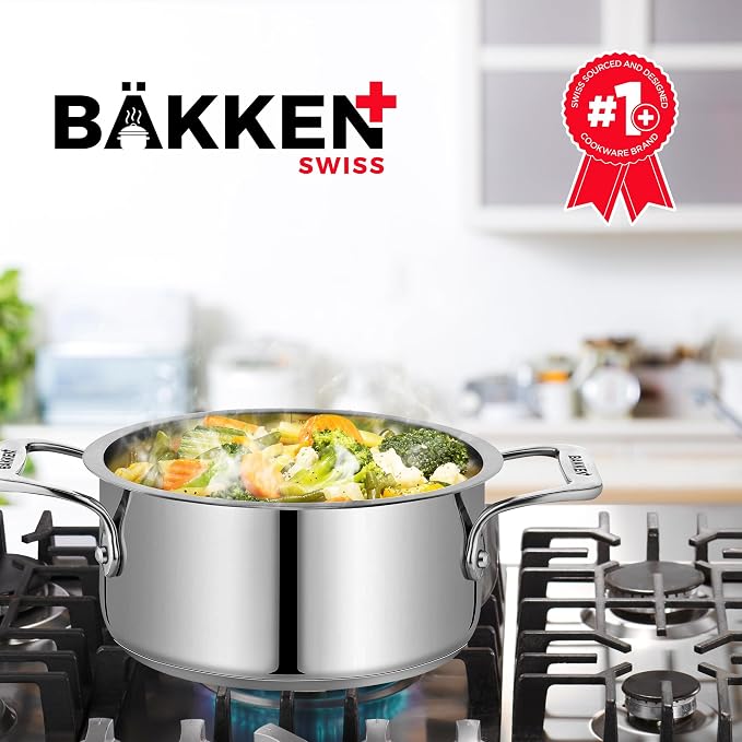 Stainless Steel Stockpot with Lid 2 Quart, Durable 18/8 Stainless Steel - Image 8
