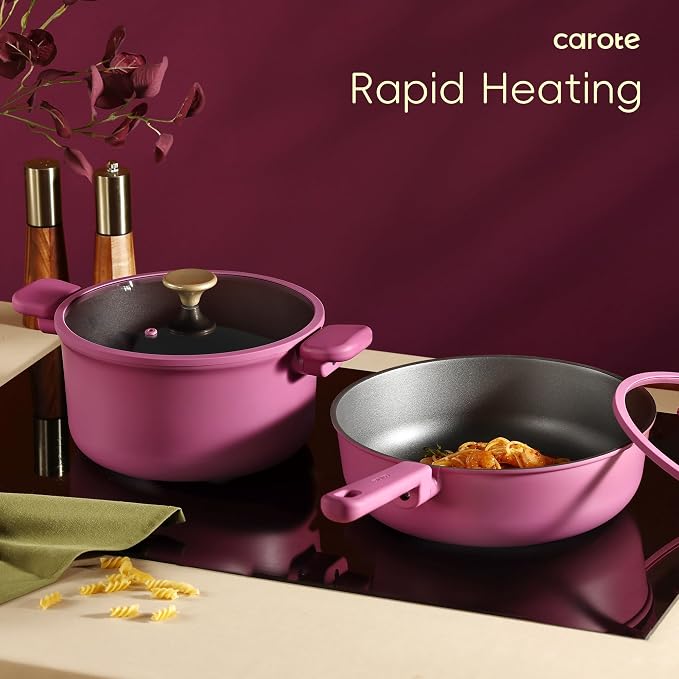 CAROTE Non Stick Pots and Pans Set, Cookware Sets Nonstick, Kitchen Cooking Set - Image 7