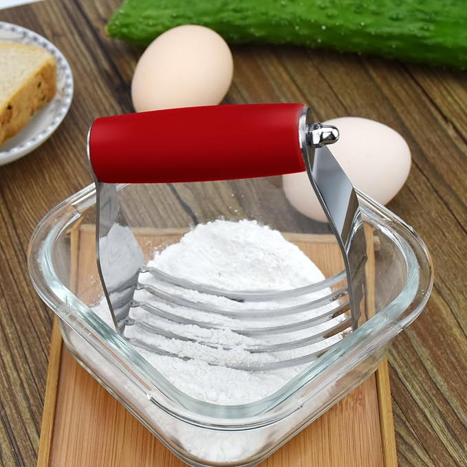 Dough Blender Heavy Duty Pastry Cutter Stainless Steel Butter Cutter - Image 5