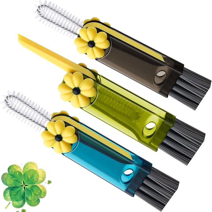 3 in 1 Cup Lid Gap Cleaning Brush, Cup Lid Brush, Home Kitchen Crevice Brush by MultifunctionalCleaningBrush