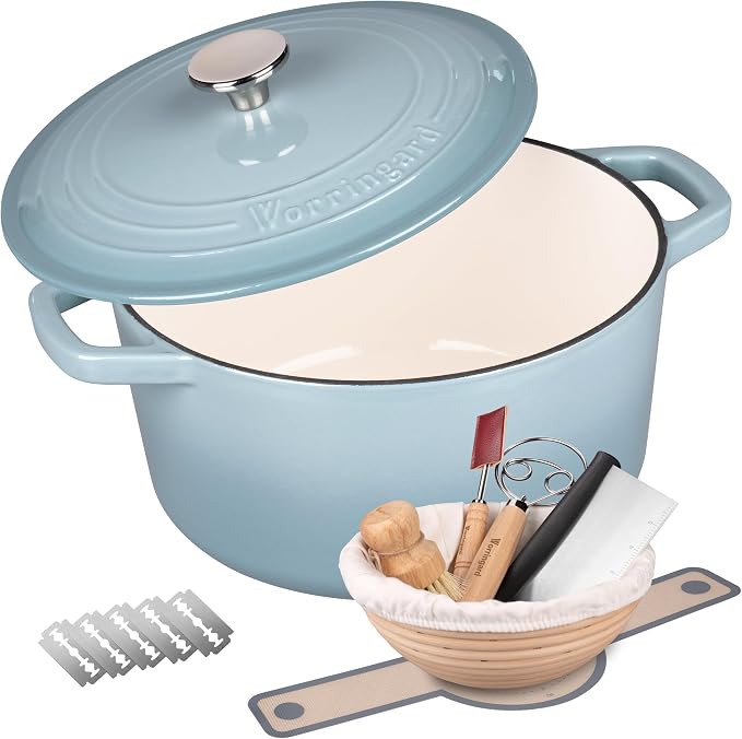 VORRINGARD Enameled Cast Iron Dutch Oven Pot by Unknown