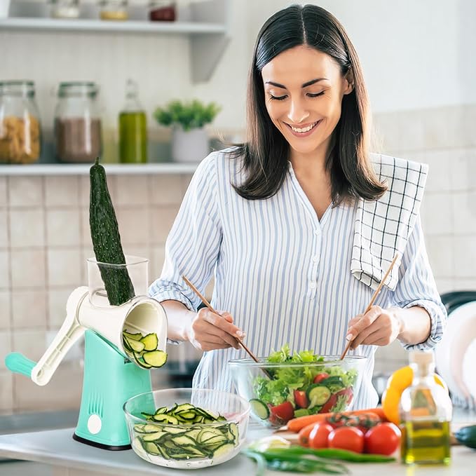 X Home 5-in-1 Rotary Cheese Grater - Image 7