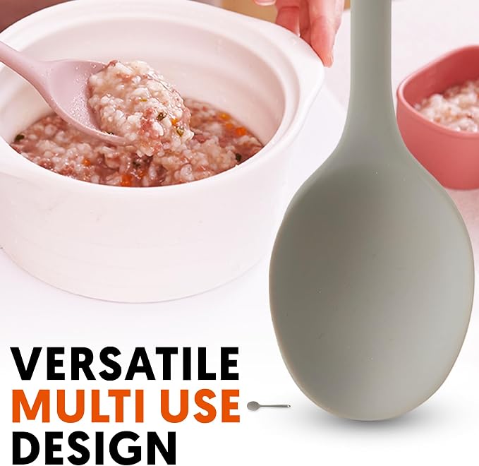 Multi Platinum Silicone Cooking Spoon - Image 3