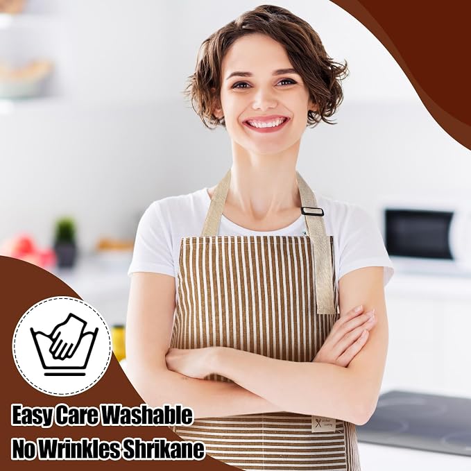 Janmercy 24 Pcs Aprons for Women Men - Image 6