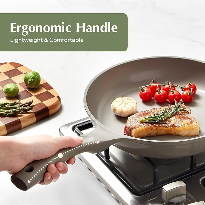 Redchef Nonstick Frying Pan Skillet, Non Stick Ceramic Frying Pan, Egg & Omelet - Image 5