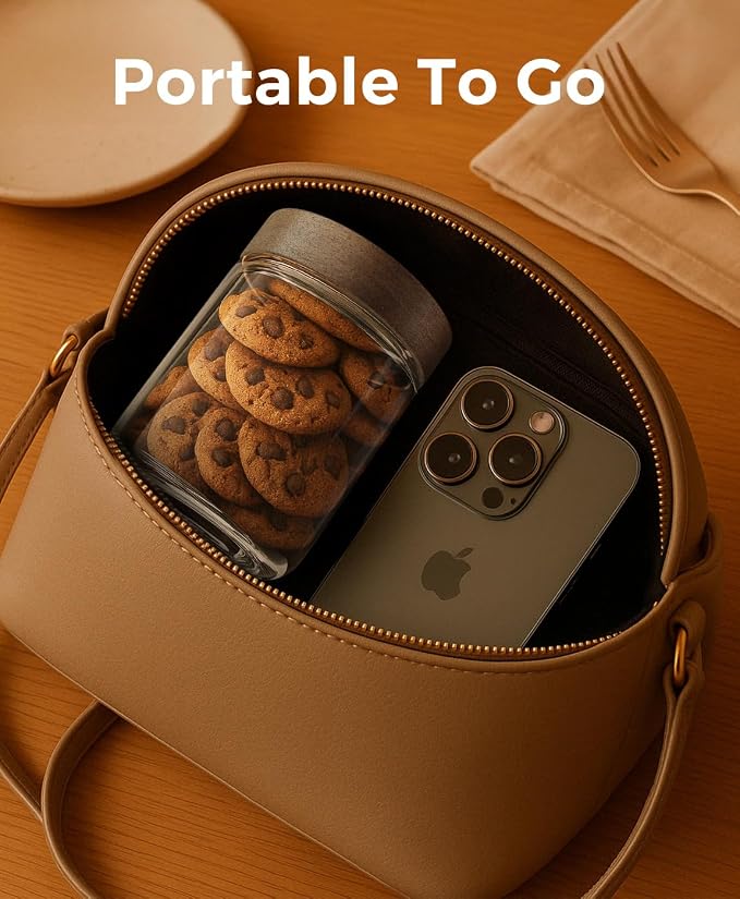 8 Pack 16oz and 10oz Overnight Oats Containers - Image 7