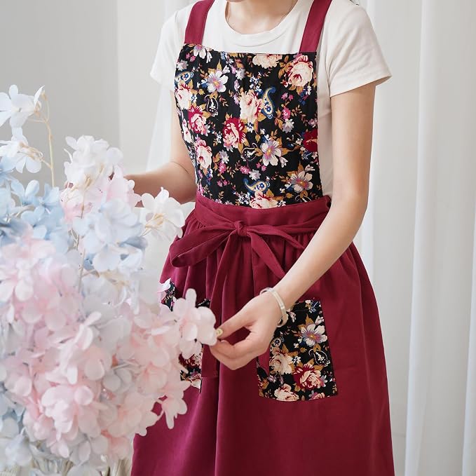 Pinknoke Vintage Pinafore Apron Dress - Image 8