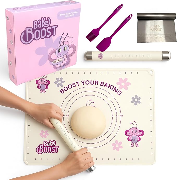 Silicone Baking Mat Gift Set – XL Non-Stick Pastry Mat by Unknown
