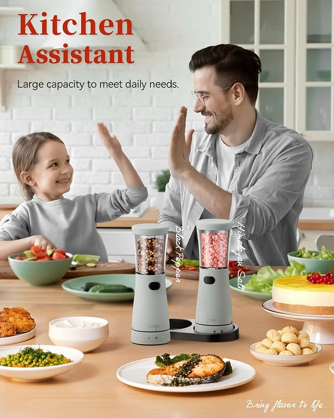 Electric Salt and Pepper Grinder Set - Image 8