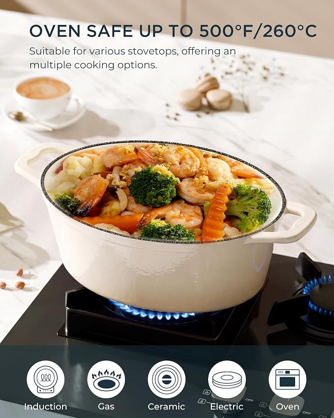 Enameled Cast Iron Dutch Oven - Image 6