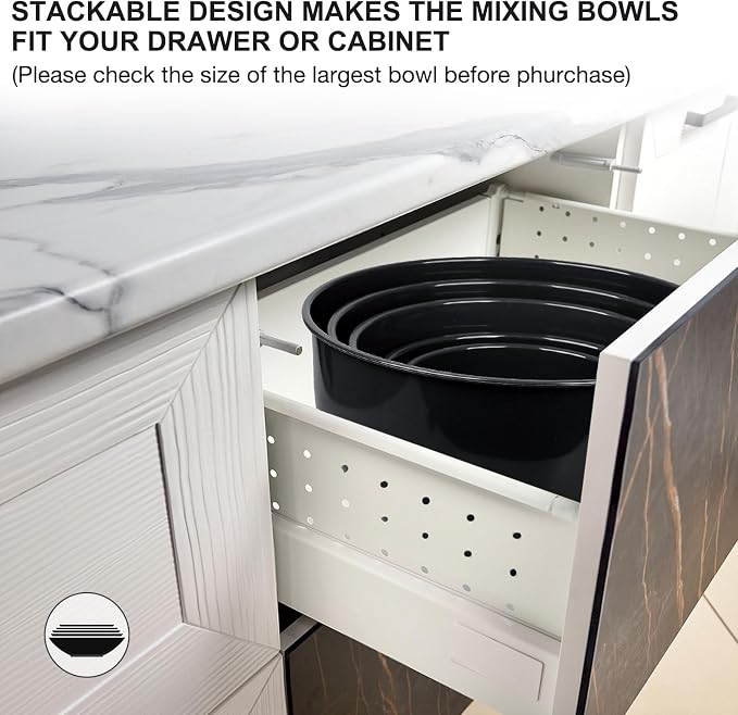 Greentainer Plastic Mixing Bowls - Image 7
