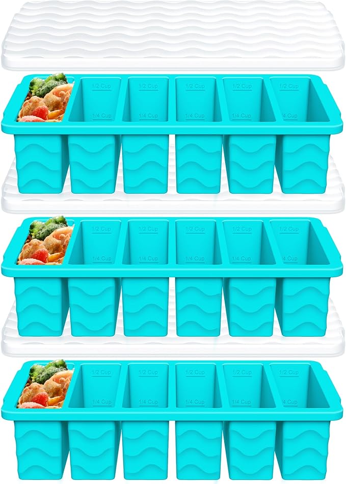 3-Pack Silicone Freezer Trays by Bandiction