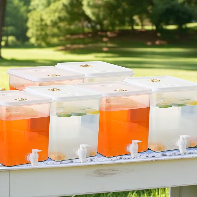 Domensi 6 Pack 2 Gallon Drink Dispenser - Image 7