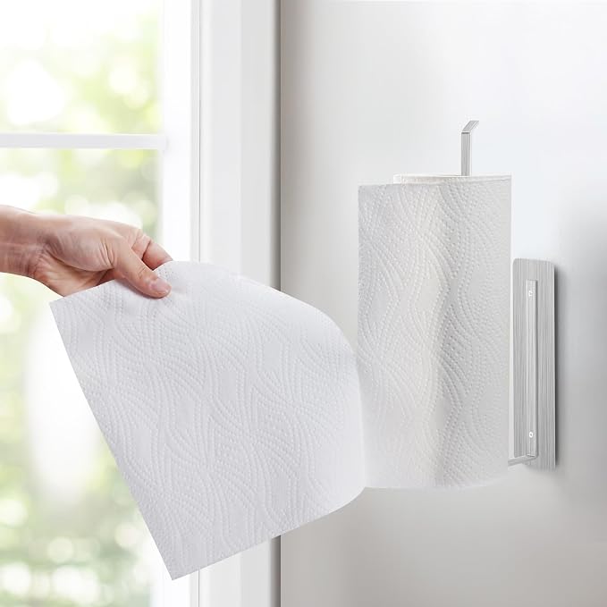 Magnetic Paper Towel Holder, Stainless Steel Paper Towel Holder 12” x 3” - Image 3