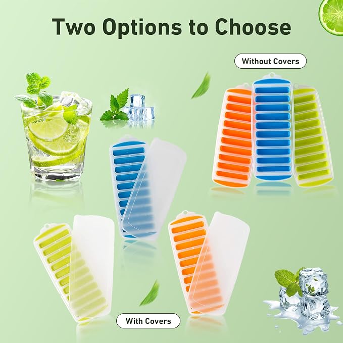 Lily's Home Silicone Narrow Ice Stick Cube Trays - Image 4