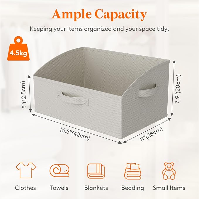 Lifewit Trapezoid Closet Storage Bins - Image 2