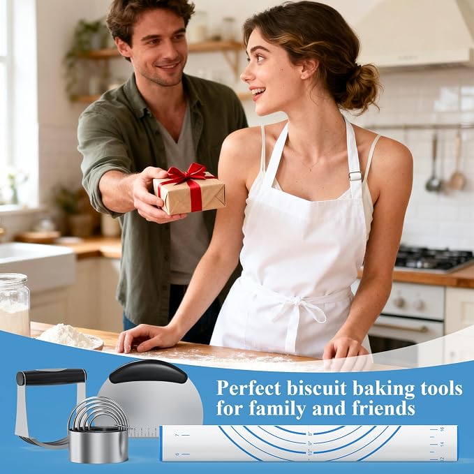 Biscuit Cutter Set, Dough Cutter, Pastry Cutter, Baking Tools and Accessories - Image 7