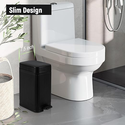 rejomiik Small Bathroom Trash Can - Image 2