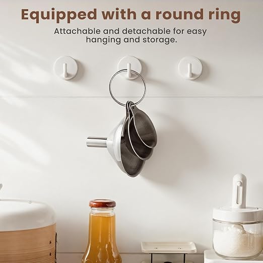 Supercenter Kitchen Funnel, Stainless Steel Mini Funnel, - Image 7