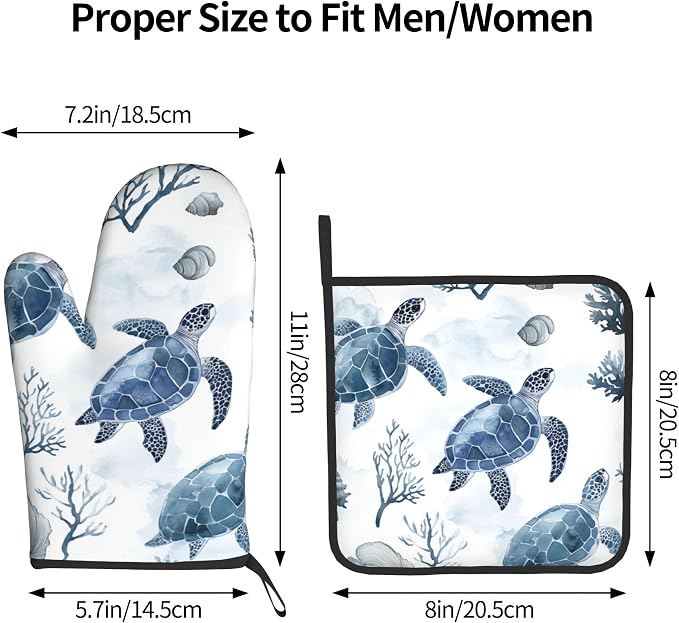 Nautical Oven Mitts for Women - Image 3